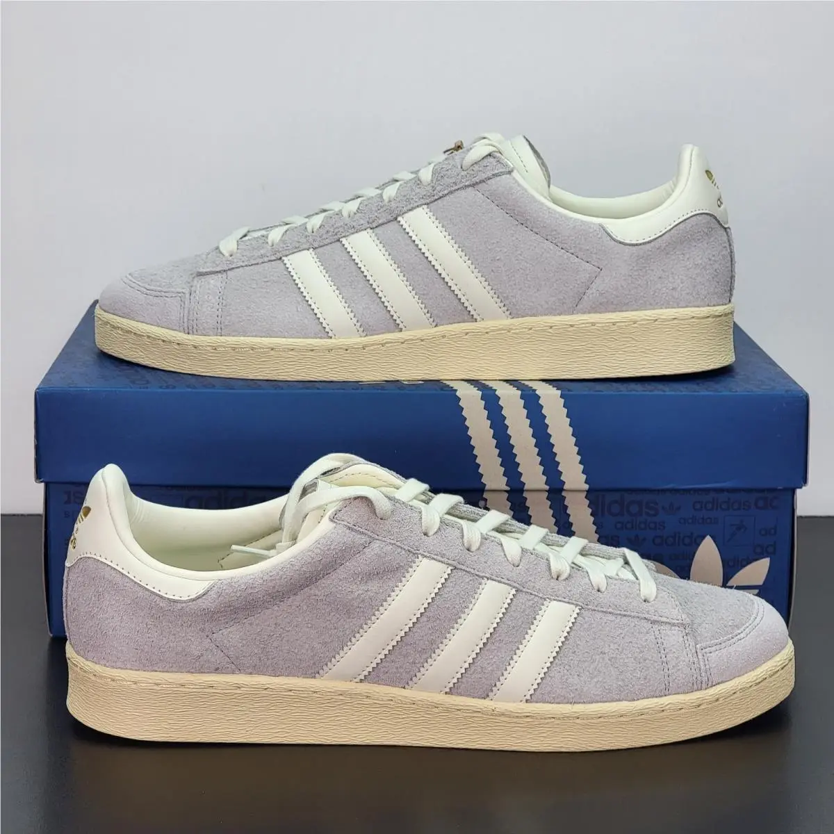 Adidas Jabbar Lo Men`s Size 13 Athletic Shoes Gray Off White Casual Sneakers