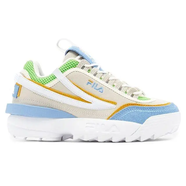 Fila Disruptor II Exp 5XM01543-143 Womens Gray Lifestyle Sneakers Shoes - Multicolor