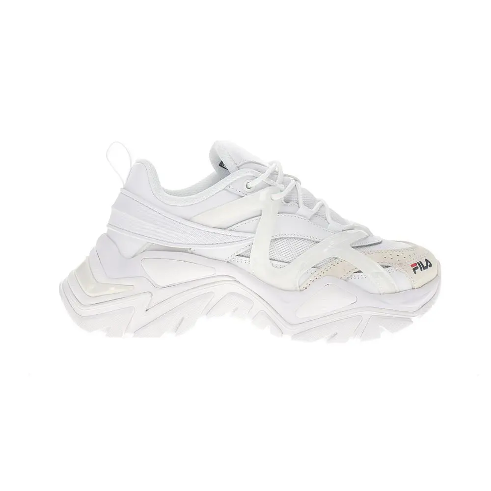 Fila Electrove 3 Lace Up Womens White Sneakers Casual Shoes 5RM02605-125 - White