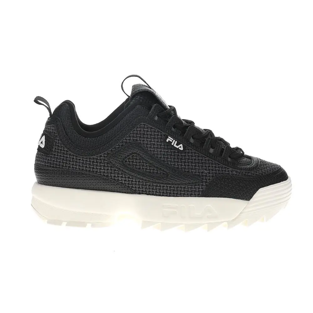 Fila shoes - Fila Disruptor 2 Woven Lace Up - 5XM02397-040 - Black 4