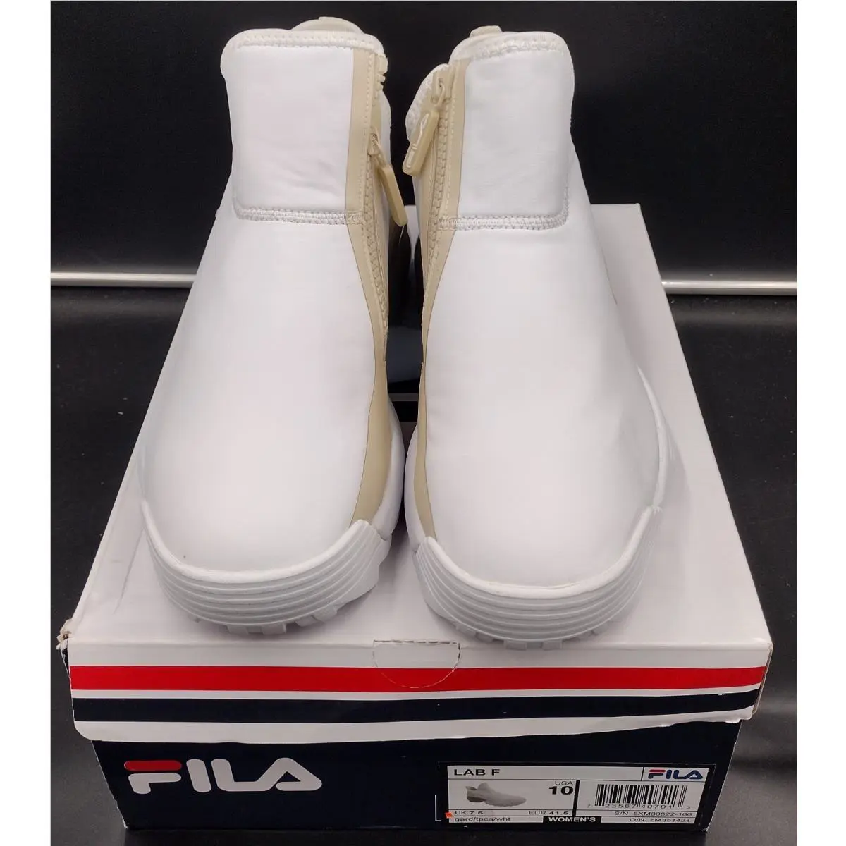 Fila shoes - 5XM00822166 - 5XM00822-166 - White/Tan 1