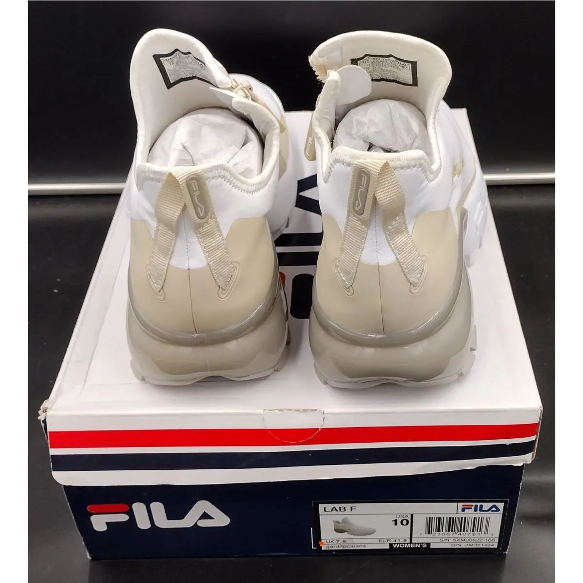 Fila shoes - 5XM00822166 - 5XM00822-166 - White/Tan 3
