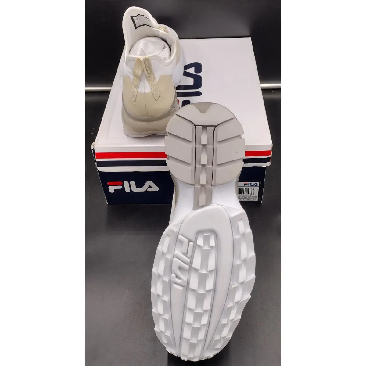 Fila shoes - 5XM00822166 - 5XM00822-166 - White/Tan 4