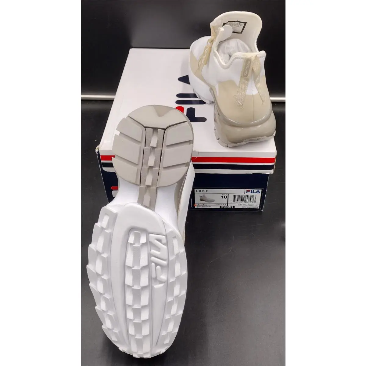 Fila shoes - 5XM00822166 - 5XM00822-166 - White/Tan 5