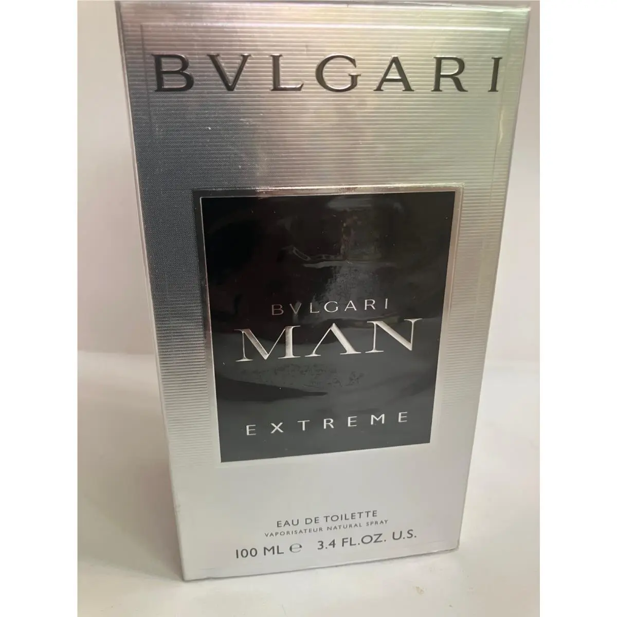 Bvlgari Man Extreme Silver Black 3.4oz Edt Spray Rare