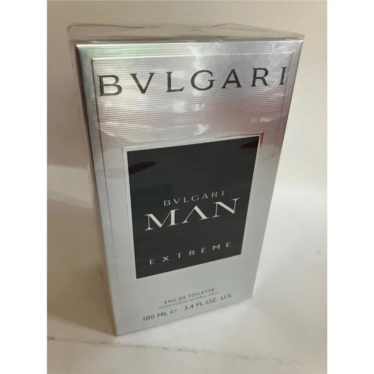 Bvlgari Man Extreme 3.4oz Silver Edt Spray For Men