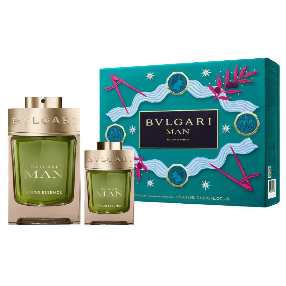 Bvlgari Man Wood Essence Eau De Parfum Gift Set