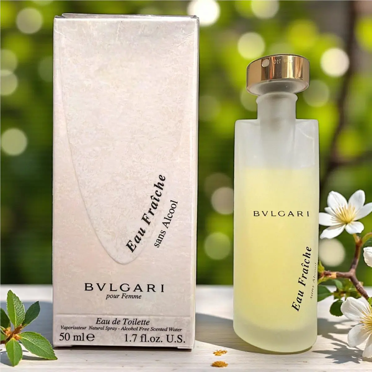 Bvlgari Pour Femme Women Eau Fraiche Eau de Toilette Spray 1.7 oz 50ml Vintage