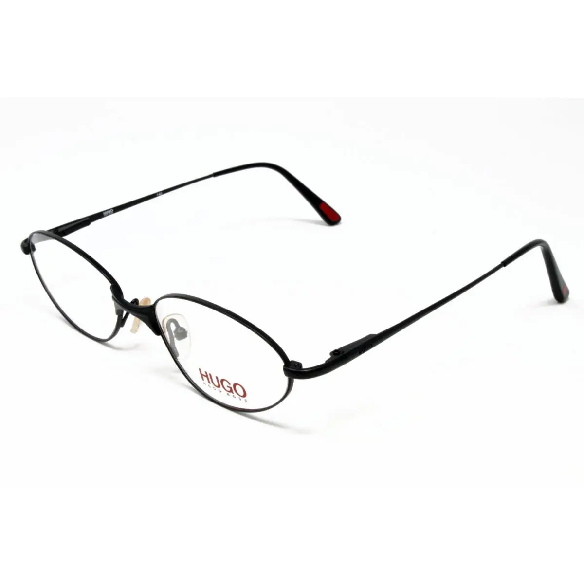 Vintage Hugo Boss Women`s Eyeglasses HG15536-BK Black 53mm Oval Metal Frame
