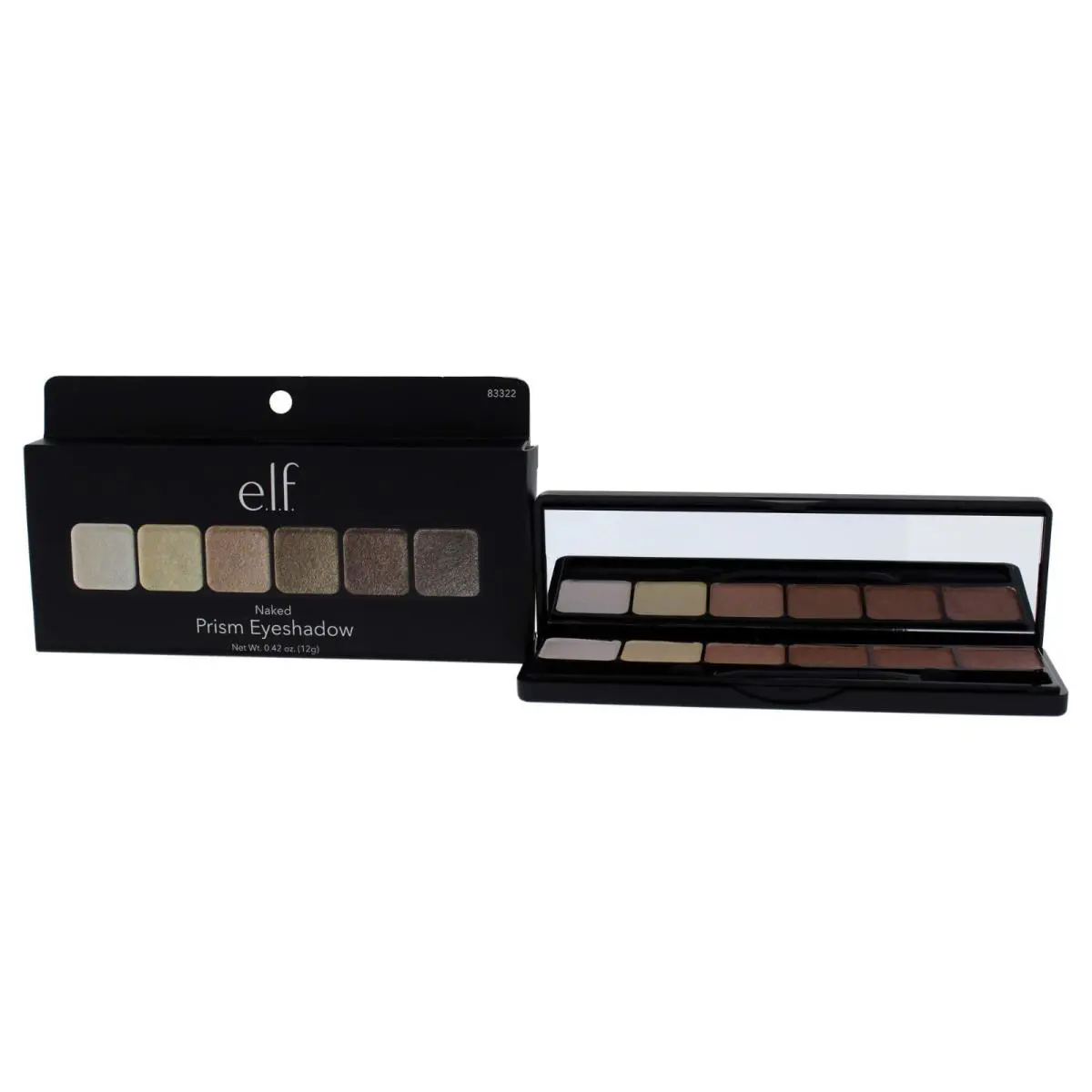 12 E.l.f. Naked Prism Eye Shadow Palette - 6 Colors Neutrals Shimmer Eyeshadow by e.l.f. Cosmetics