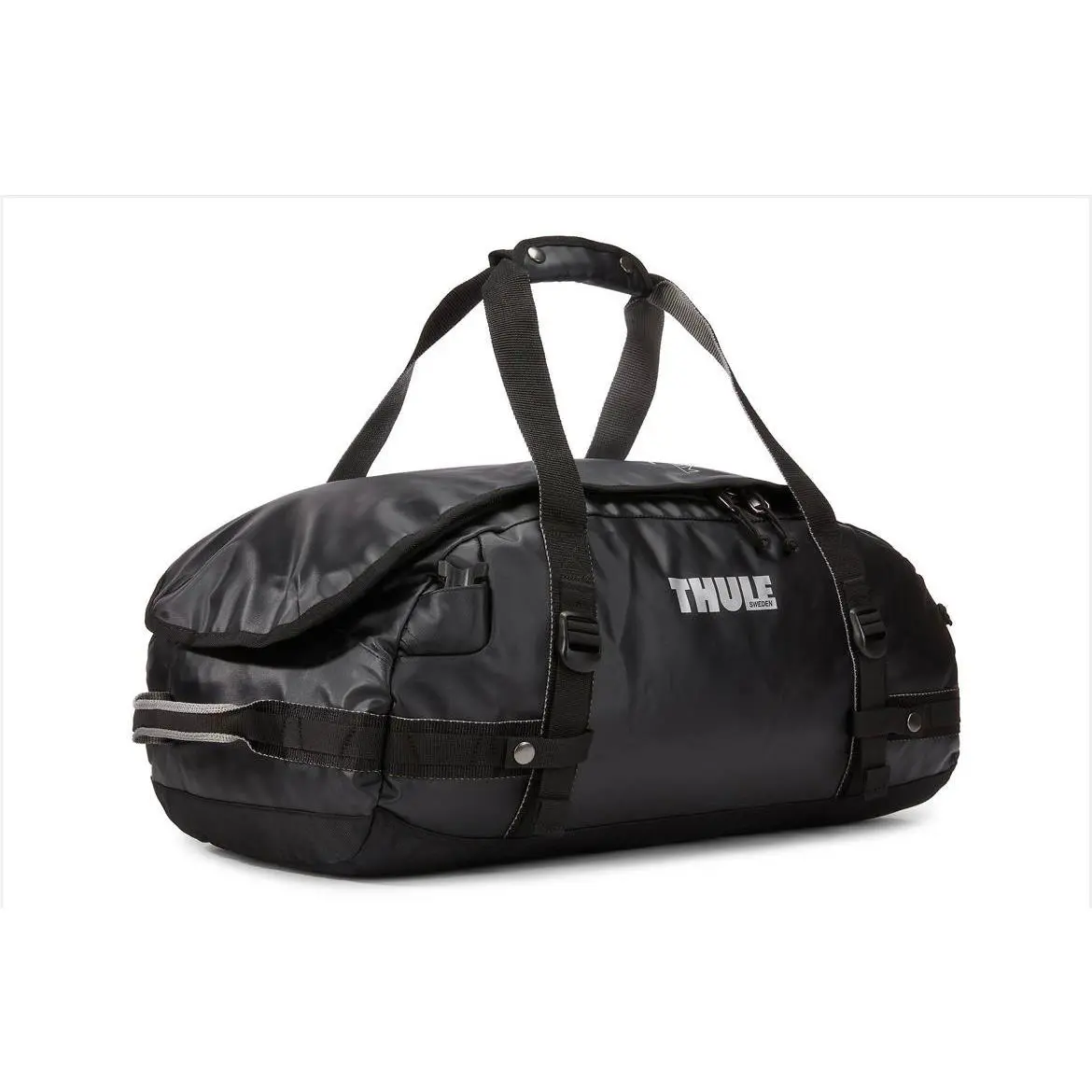Chasm 40L Black Duffel Bag 2 in 1 Backpack Carry Bag by Thule