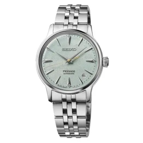 Seiko Presage Automatic Green Dial Stainless Steel Ladies Watch SRPL63