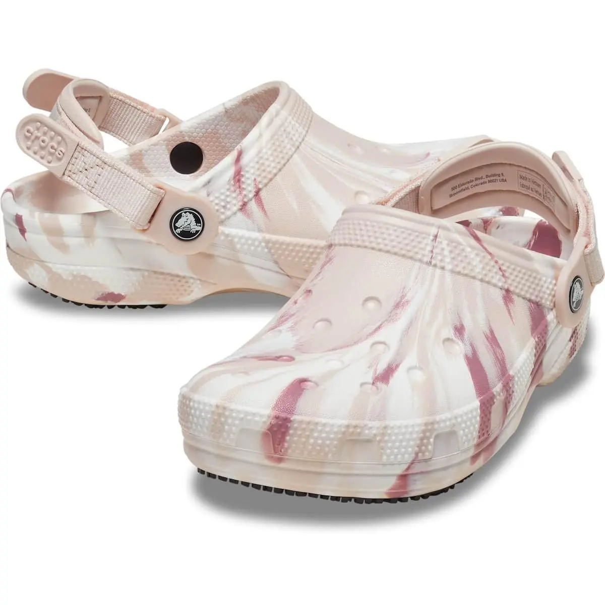 Crocs shoes - Chalk/Pastel Tie Dye 6