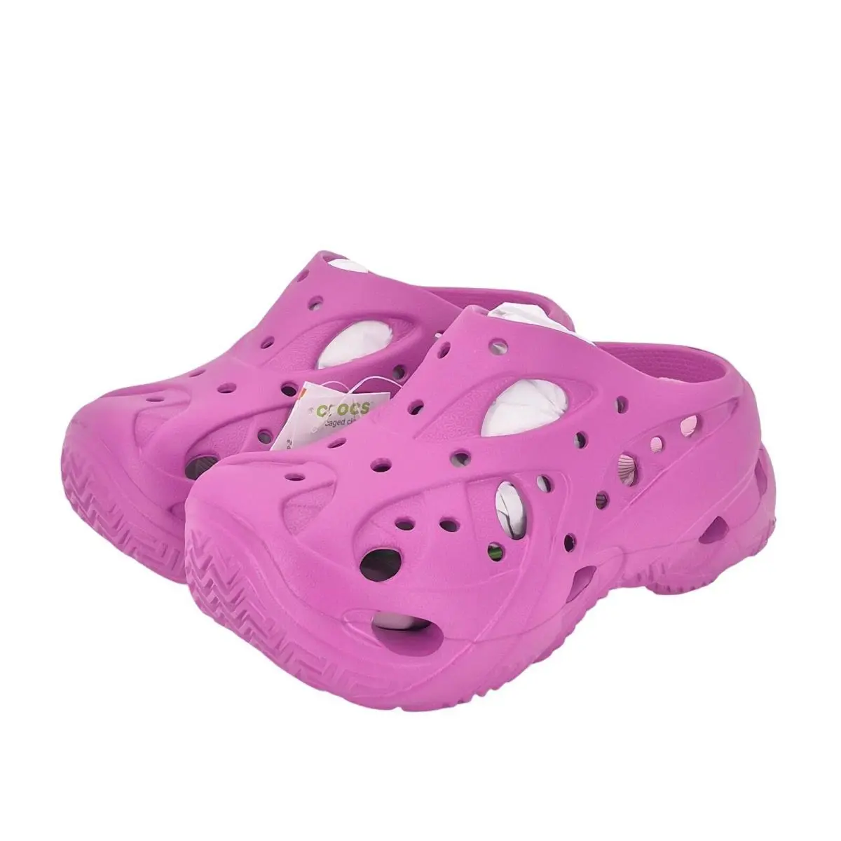 Crocs Caged Clogs Purple Grapeberry Adult Women`s Size 9 Shoes 211141-5BV