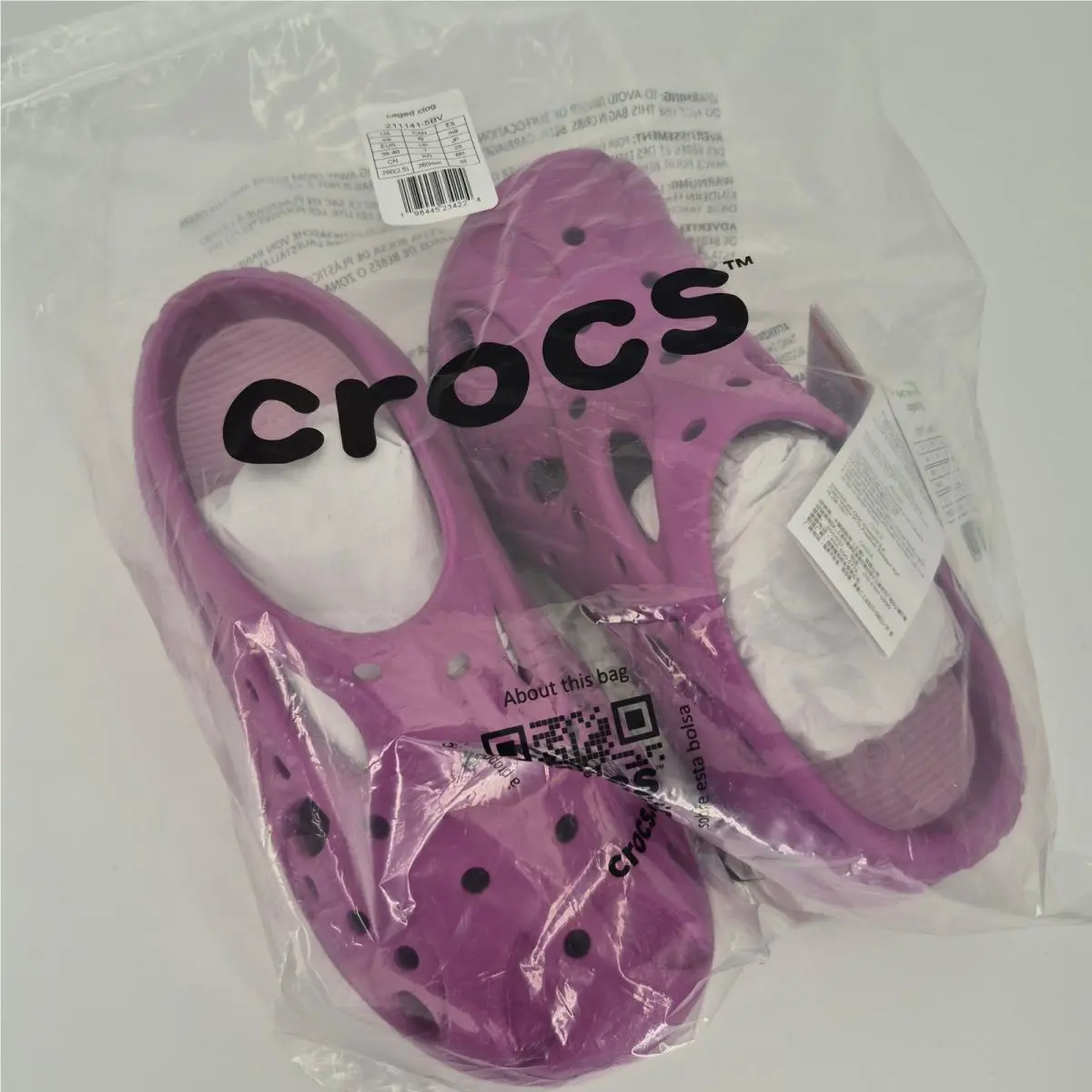 Crocs shoes - Purple (UPC: 198445234224) 0