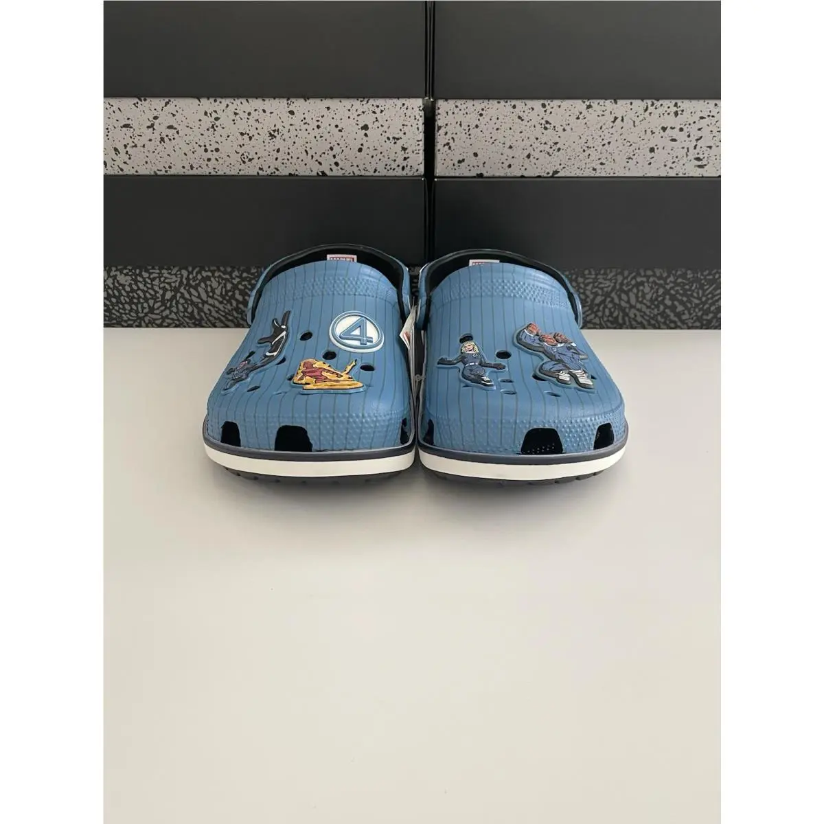 Crocs shoes - Crocs Classic Clog - Classic Clog - 211481-90H - Blue White (UPC: 0198445229510) 0