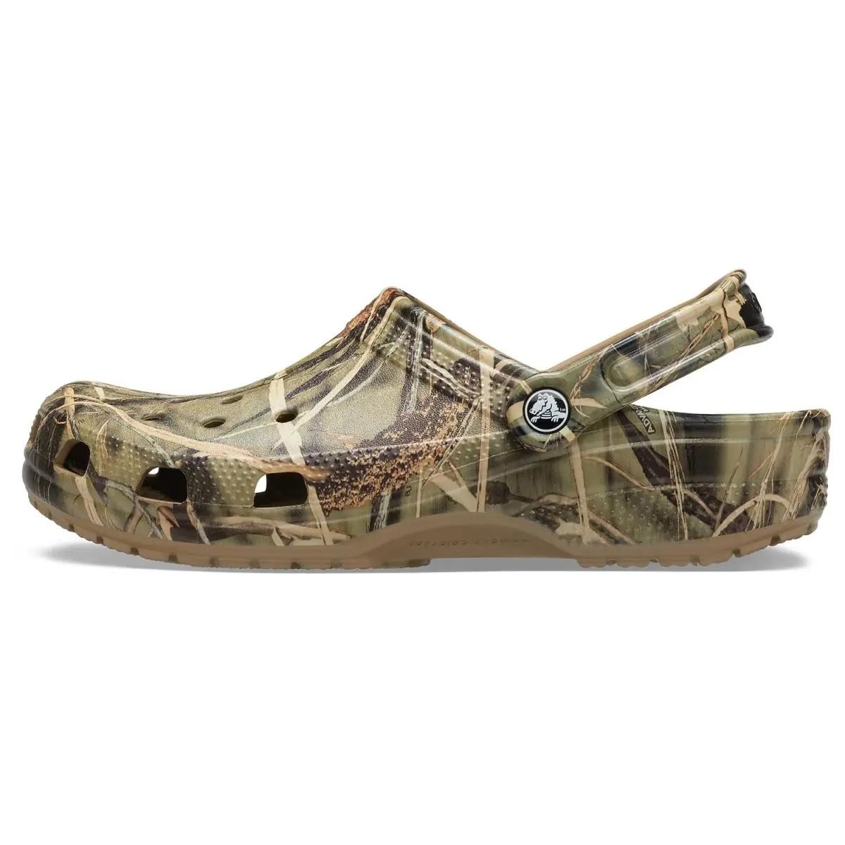 Crocs Classic Realtree Clog, Camo Shoes Unisex-adult Classic Realtree Clog Camo Shoes Khaki 7 Men/9 Women