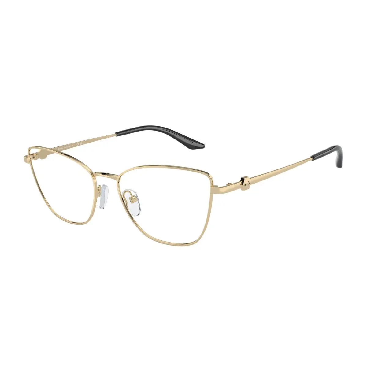 Armani Exchange AX 1063 Shiny Pale Gold 6110 Eyeglasses