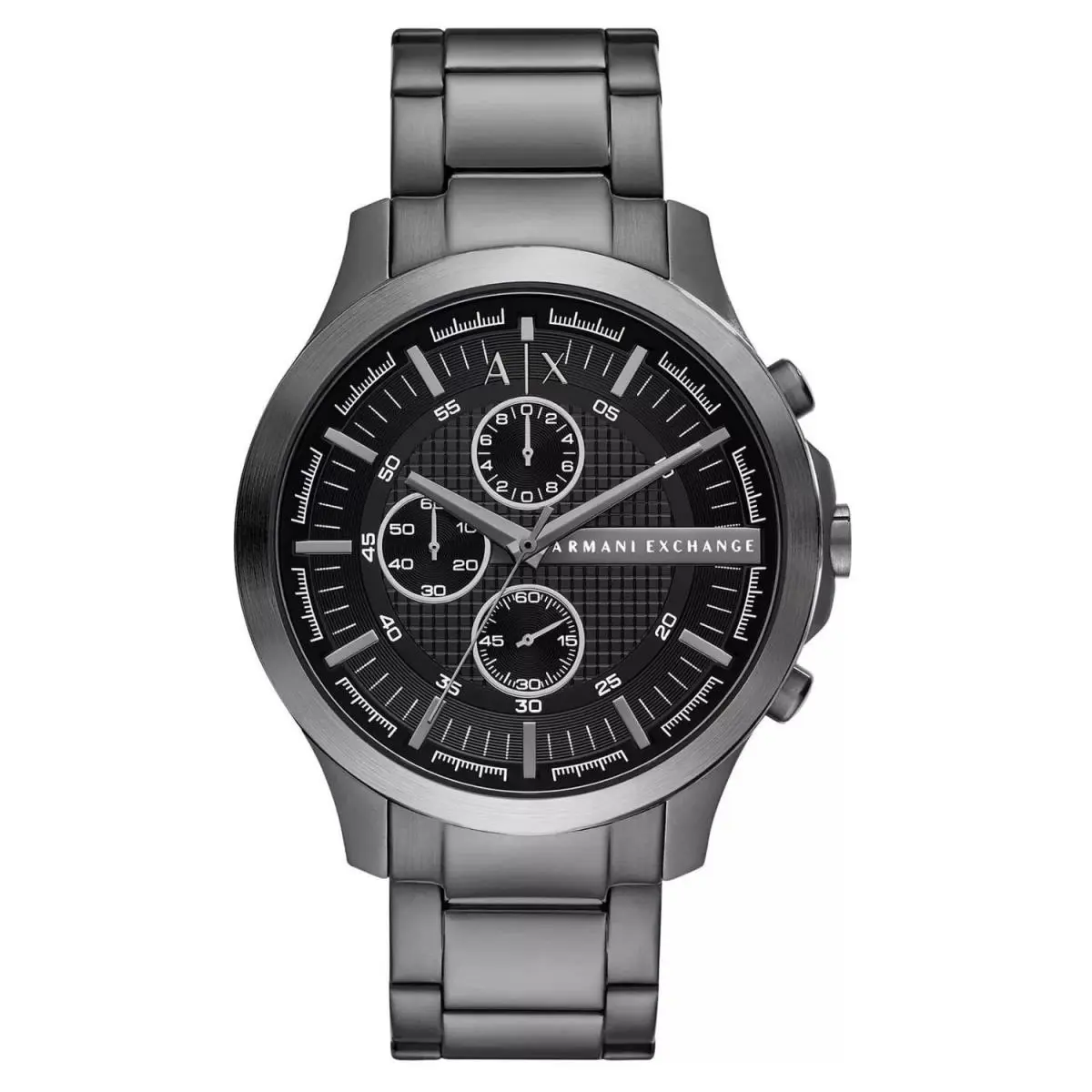 Armani Exchange Men`s Hampton Black Dial Watch - AX2454