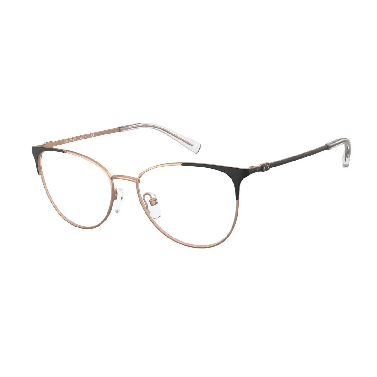 Armani Exchange AX 1034 Matte Rose Gold and Black 6106 Eyeglasses