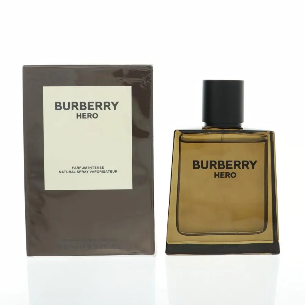 Burberry Hero Intense by Burberry Box For Men 3.3 Oz Parfum Spray