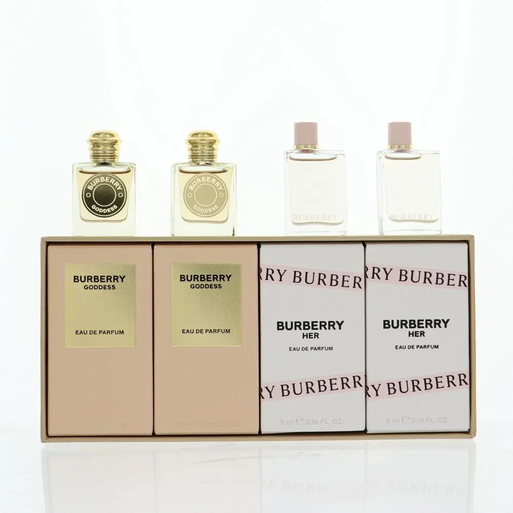 Burberry by Burberry Gift Set For Women 4 Piece Gift Set For Women - 0.16 Oz