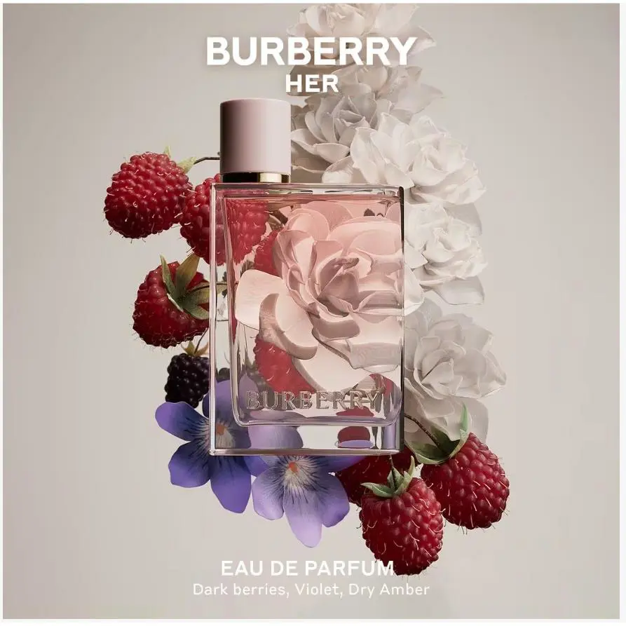 Burberry Her Eau De Parfum Spray Perfume For Women 1.6 Oz/ 50 ml /