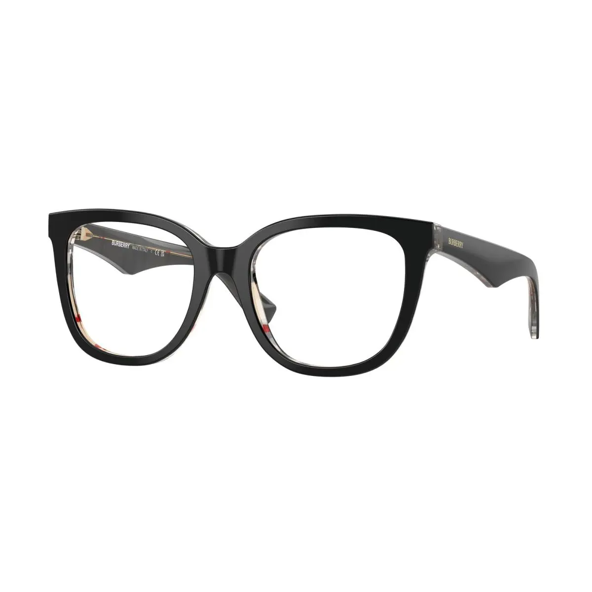 Burberry BE 2415 Top Black on Vintage Check 4121 Eyeglasses