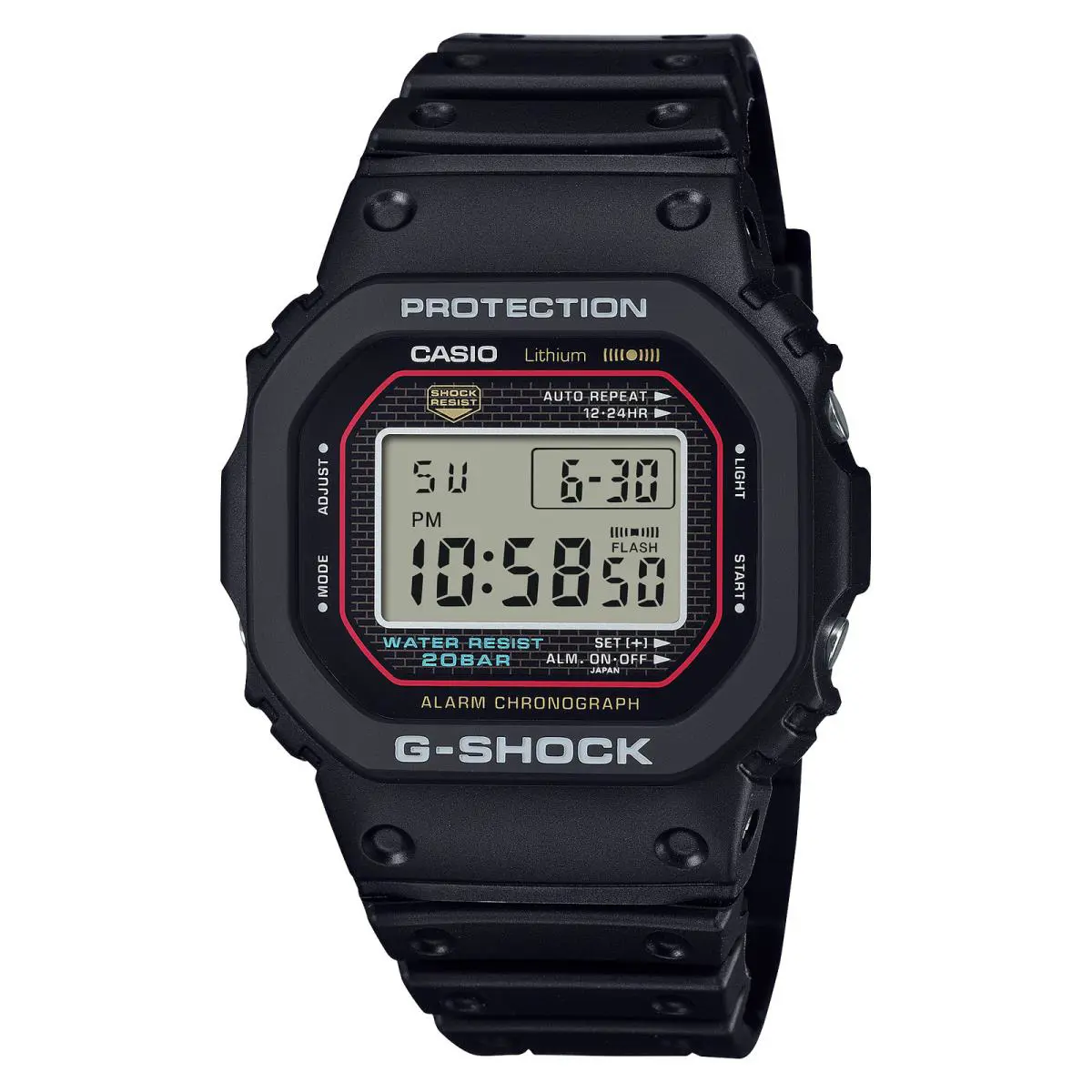 DW-5000R-1A Men`s G-shock - Design by Casio