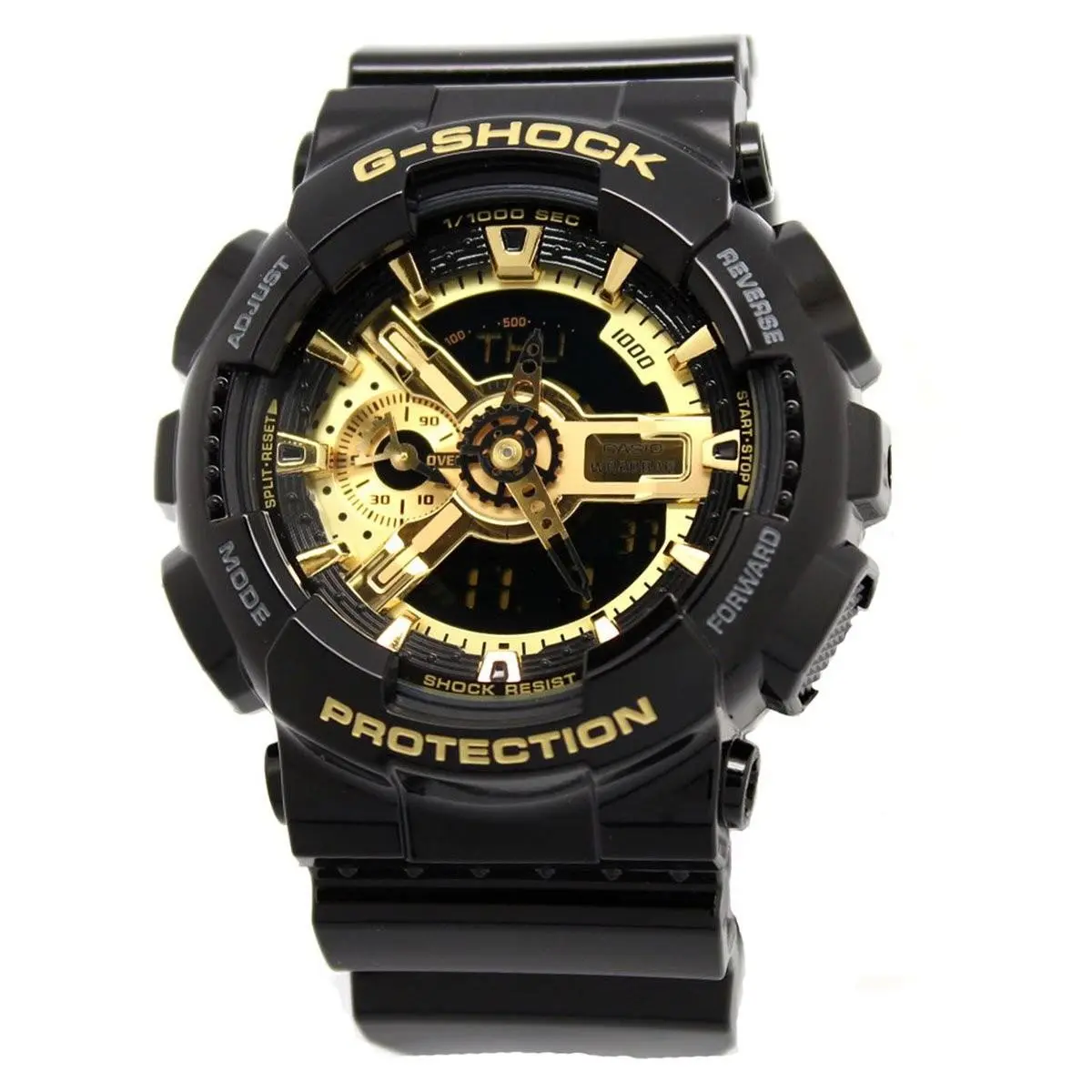 G-shock Men`s Military GA-110 Watch Black/gold One Size by Casio
