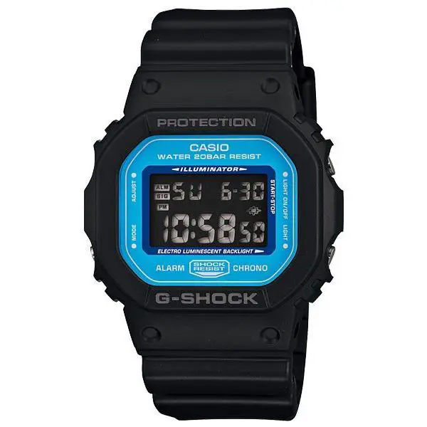 Casio Digital G-shock Chronograph World Time Alarm Men`s Watch DW-5600SN-1