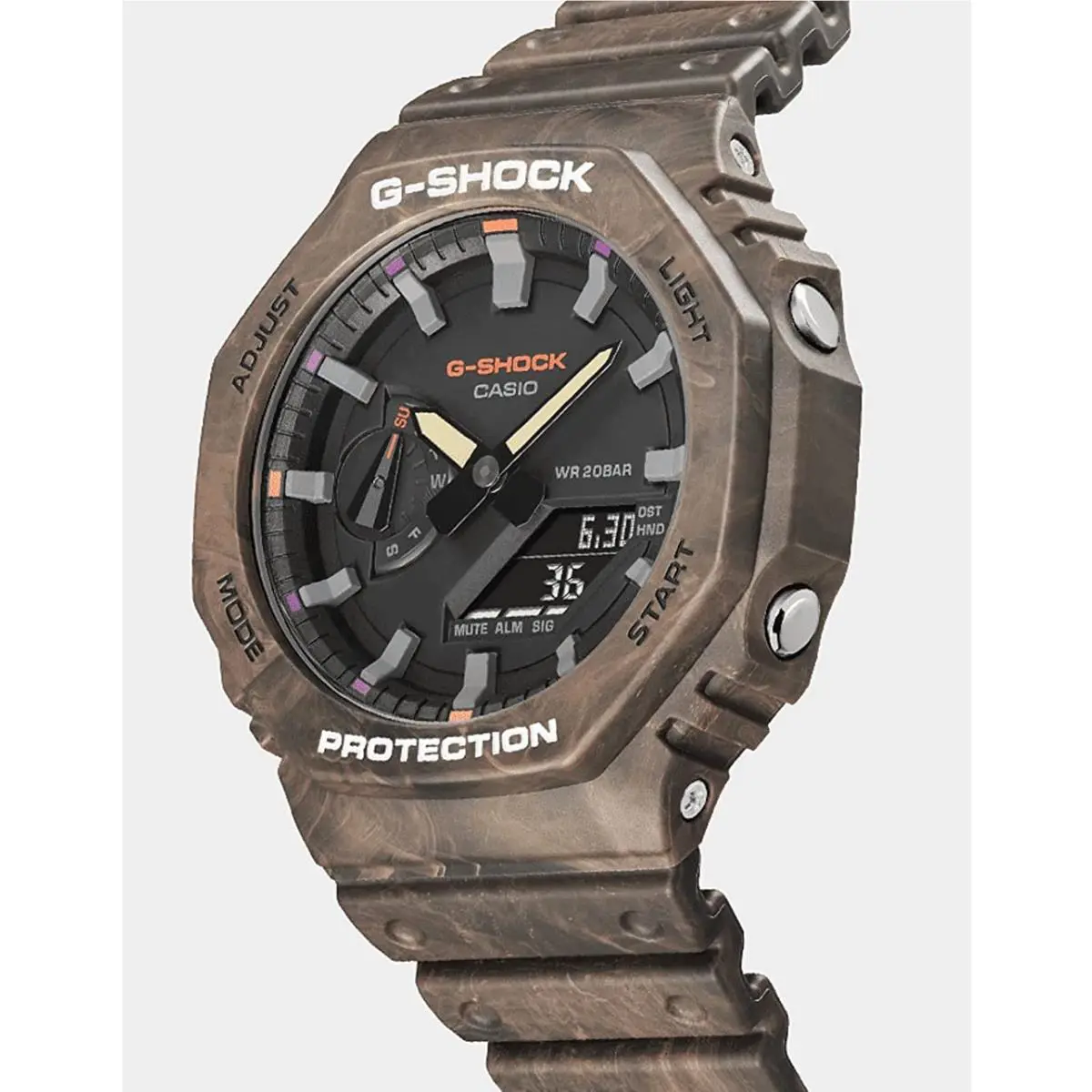 Mens G-shock GA2100FR-5A Ana-digi Brown Watch by Casio