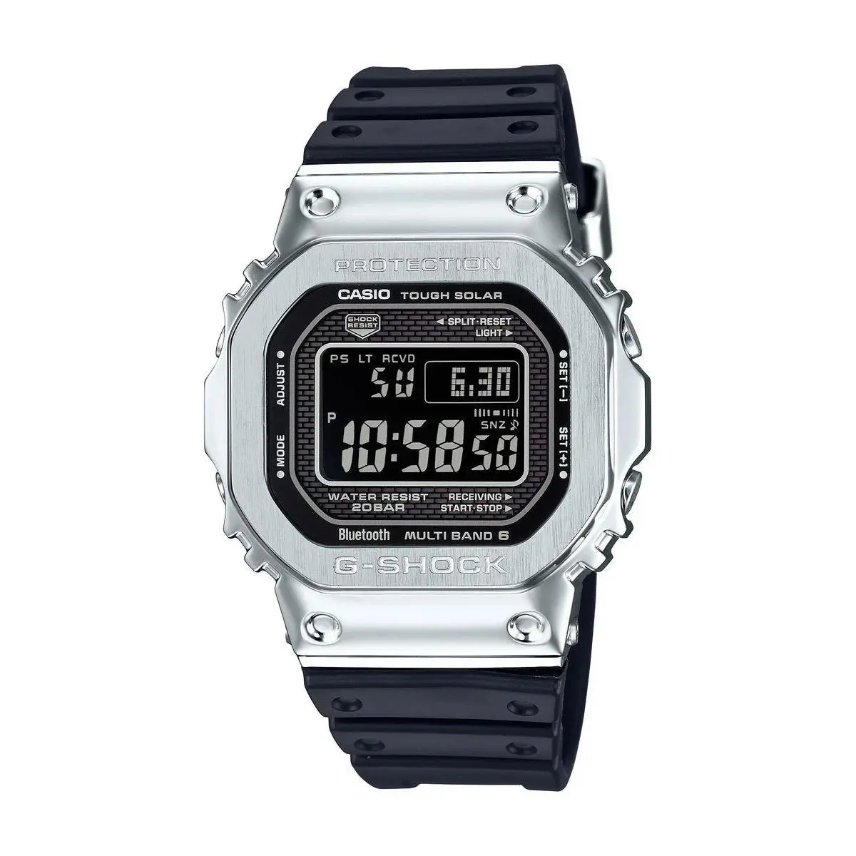 G-shock Wrist Watch Silver Black GMWB5000-1 by Casio