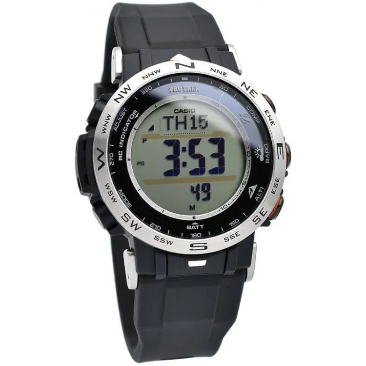 Casio PRW-30-1A Watch - Advanced Multi-band Solar with Triple Sensor