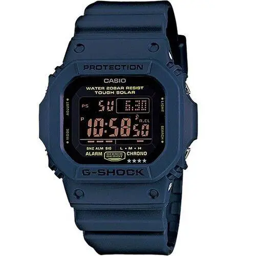 Though Solar Digital G-shock World Time Alarm Men`s Watch G-5600NV-2 by Casio