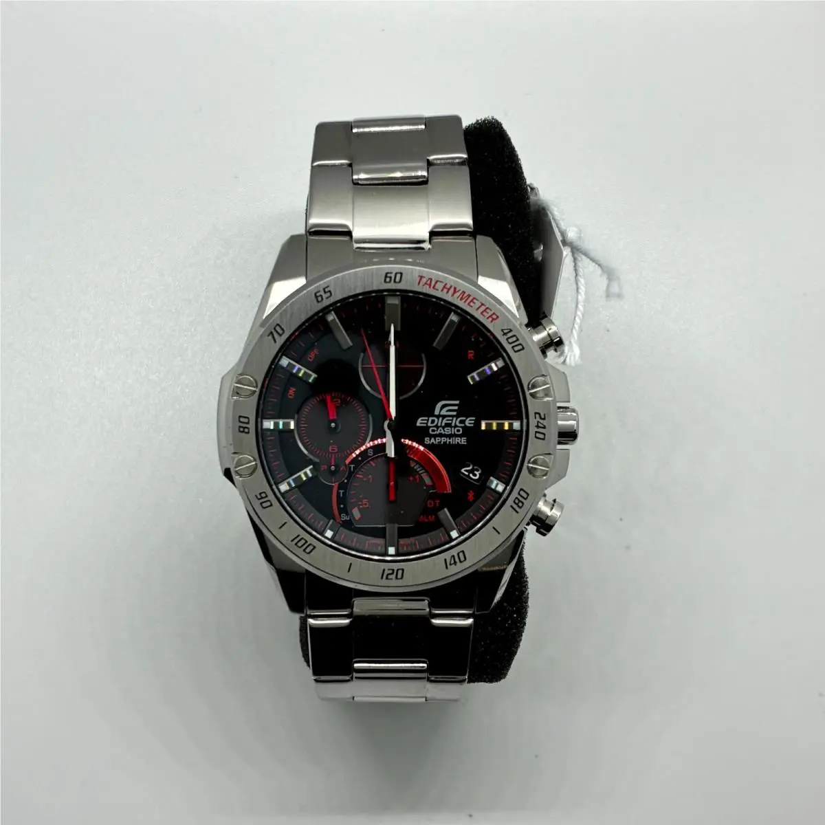 Casio Edifice EQB-1000XD-1A Bluetooth Chrono Stainless Tachymeter Watch Men`s