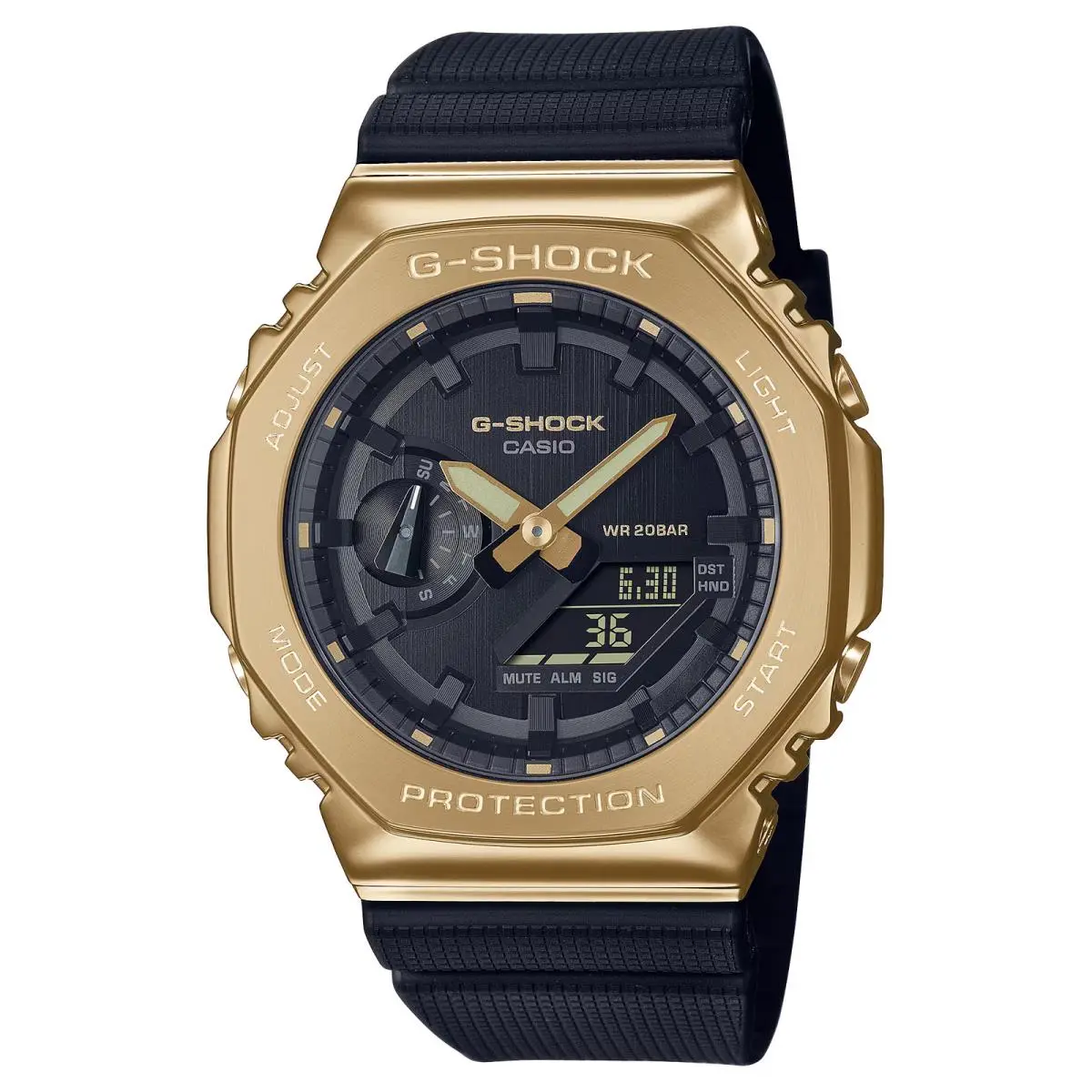 GM-2100G-1A9 G-shock Unisex Watch 44mm 20ATM 2100 Series by Casio