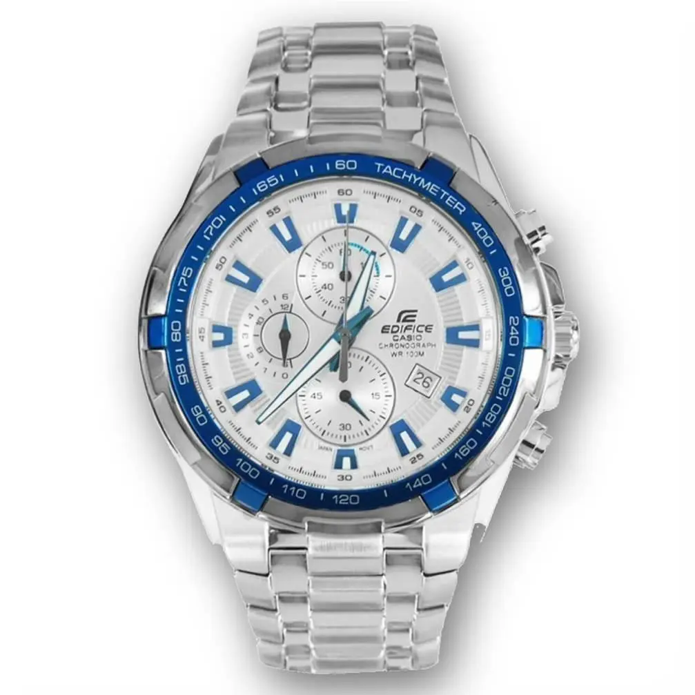 Edifice Stainless Steel Chronograph Watch EF539D-7A2 by Casio
