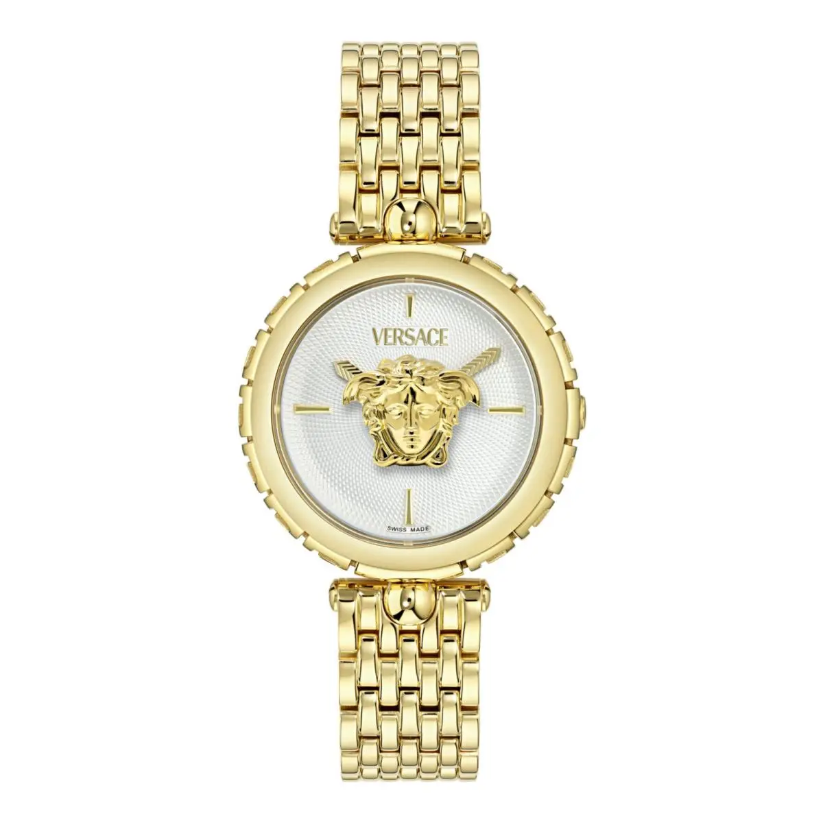 Versace Womens Gold 38mm Bracelet Fashion Watch