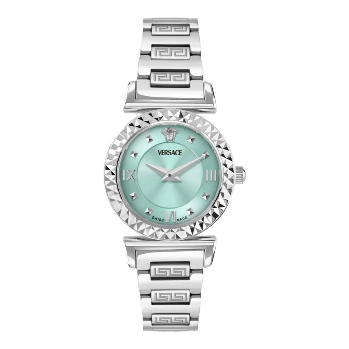 Versace Womens Stainless Steel 27mm Bracelet Fashion Watch