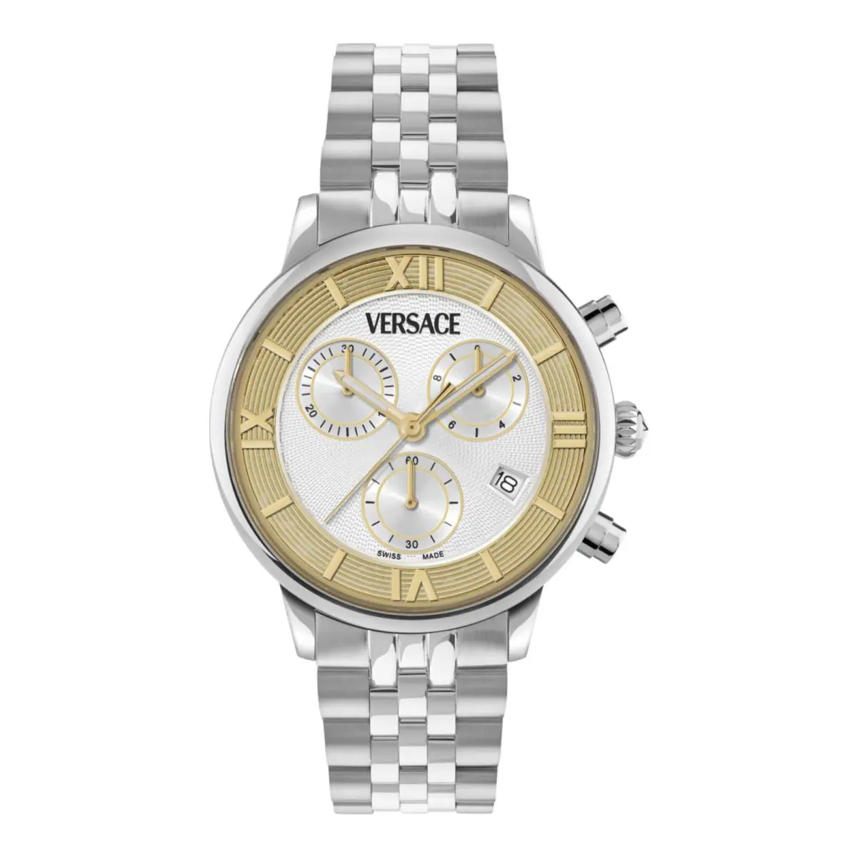 Versace Womens Stainless Steel 38mm Bracelet Fashion Watch