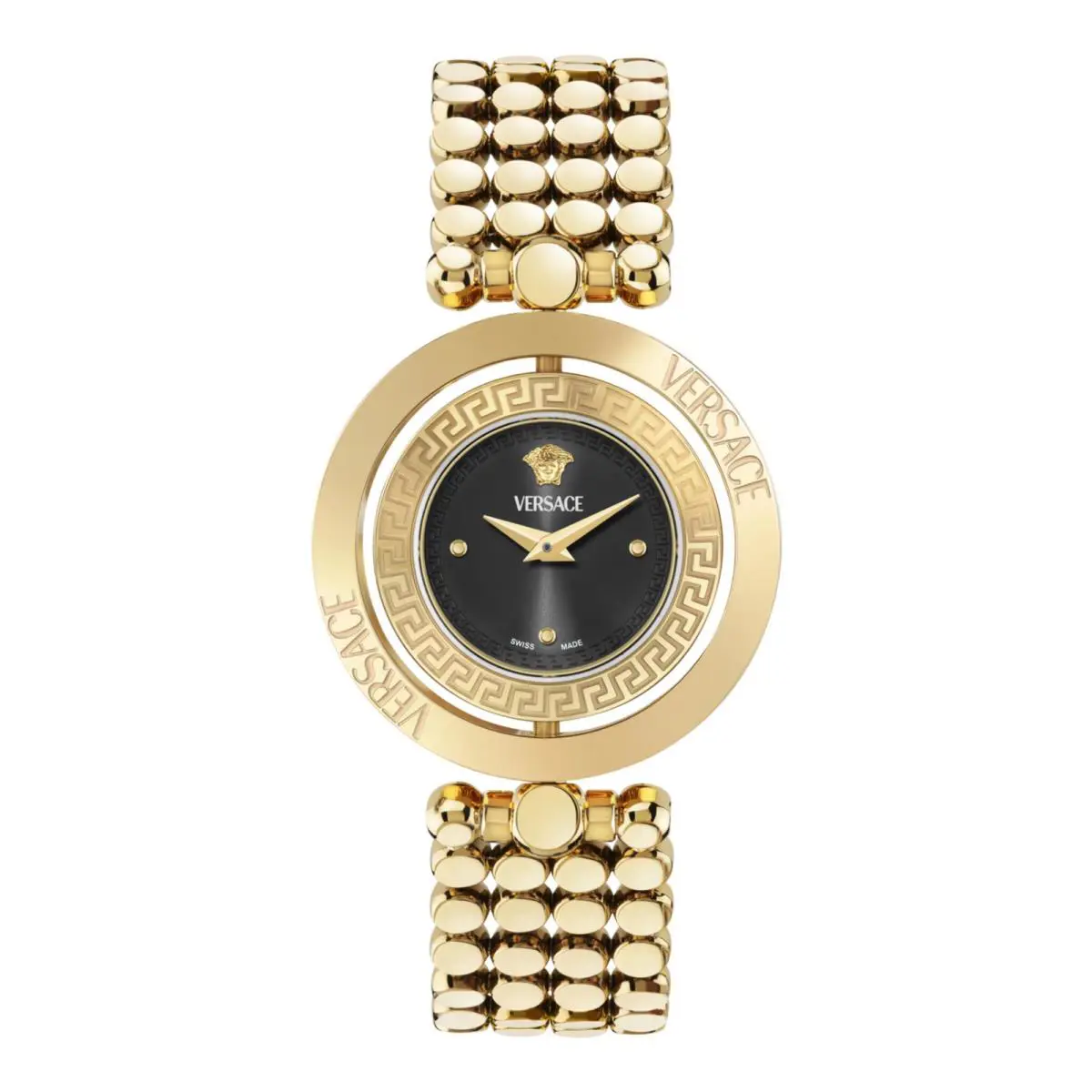 Versace Womens Gold 33.6mm Bracelet Fashion Watch