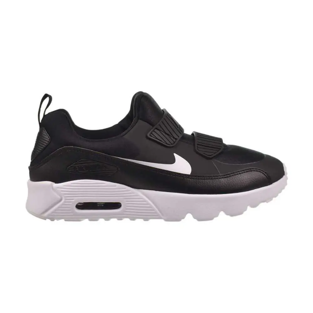 Nike Air Max Tiny 90 PS Little Kids` Shoes Black/white 881927-007 - Black/White-Black