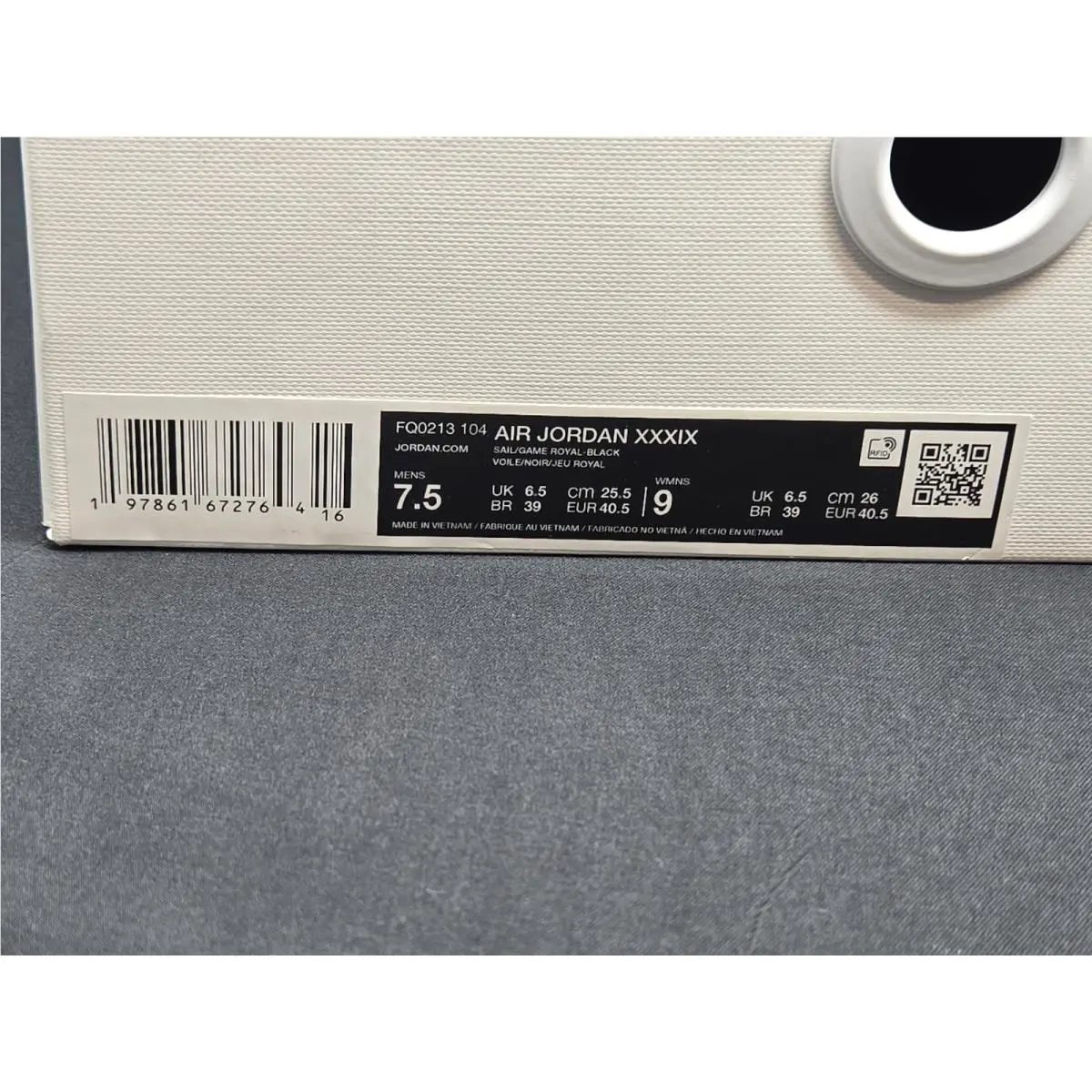 Nike shoes - Nike Air Jordan - Air - FQ0213-104 - White 9