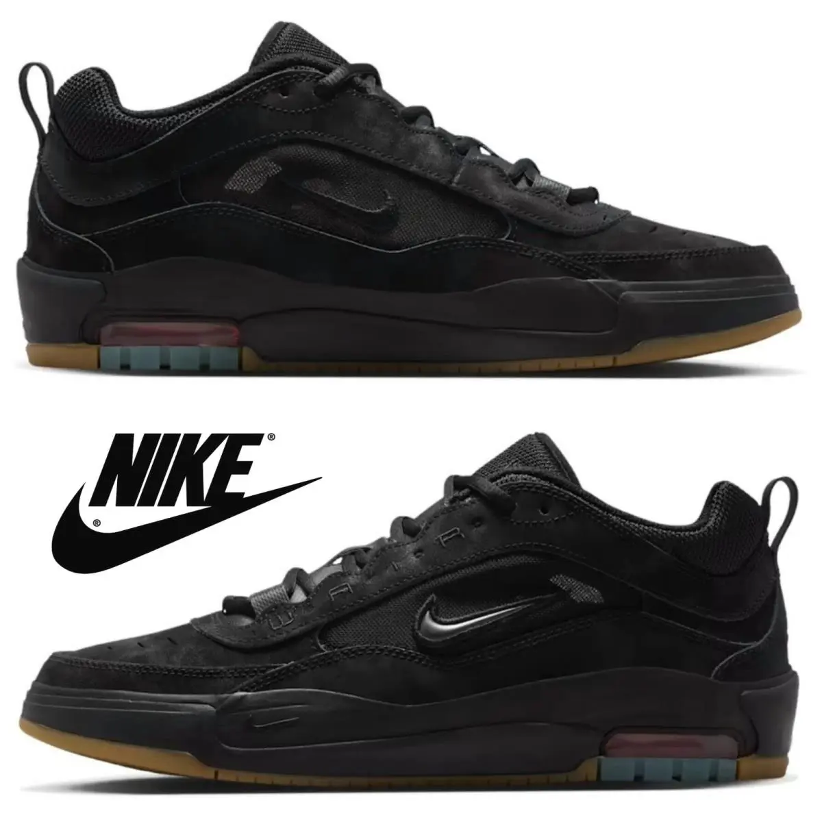 Nike shoes - Nike Air Max Ishod - Air Max Ishod - Black, Maufacturer: Black/Black/Black/Black 8