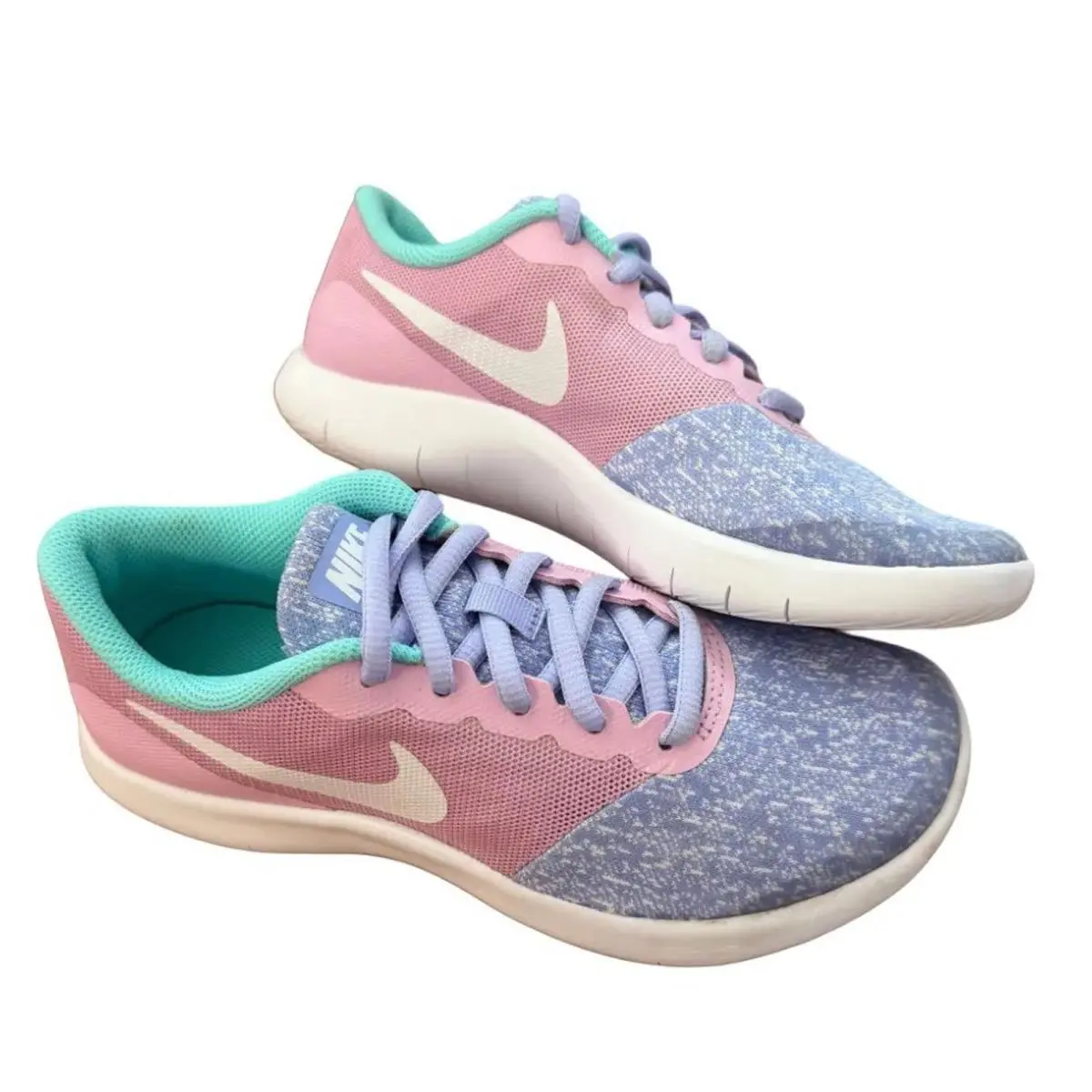 Nike shoes - Nike Flex Contact (GS) - Flex Contact - AV8509 400 - Twilight Pulse/White 5