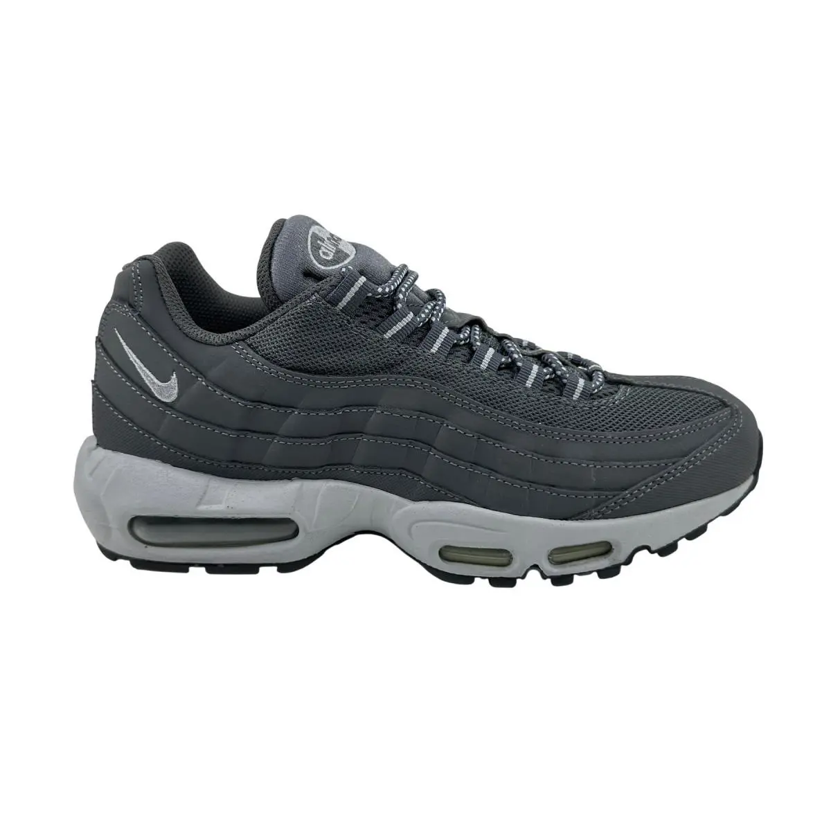 Nike Air Max 95 Dark Grey Wolf Black Mens Athletic Sneaker - Gray, Manufacturer: Dark Grey Wolf Black
