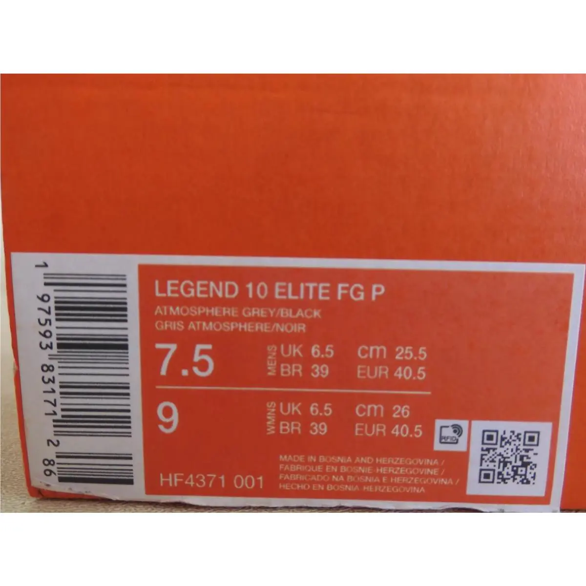 Nike shoes - Nike Tiempo Legend 10 - Tiempo Legend - HF4371-001 - Gray 22