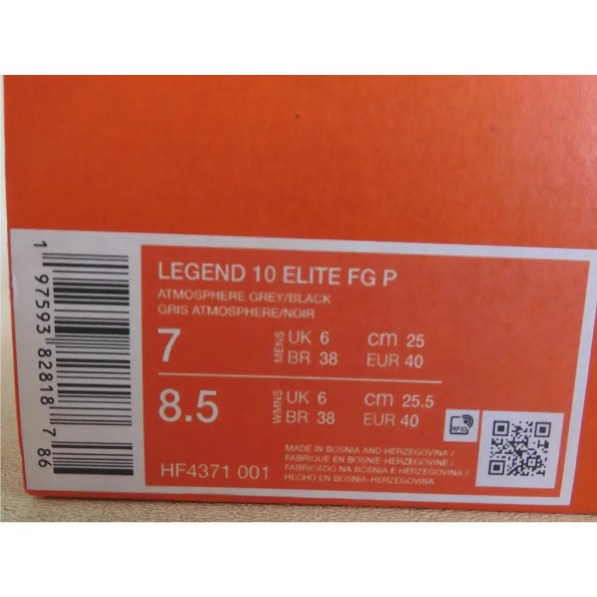Nike shoes - Nike Tiempo Legend 10 - Tiempo Legend - HF4371-001 - Gray 14