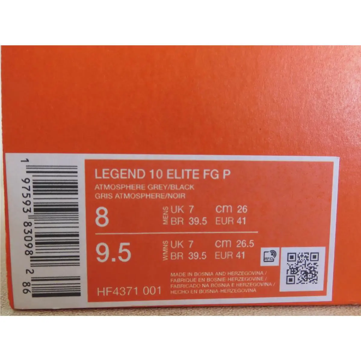 Nike shoes - Nike Tiempo Legend 10 - Tiempo Legend - HF4371-001 - Gray 30